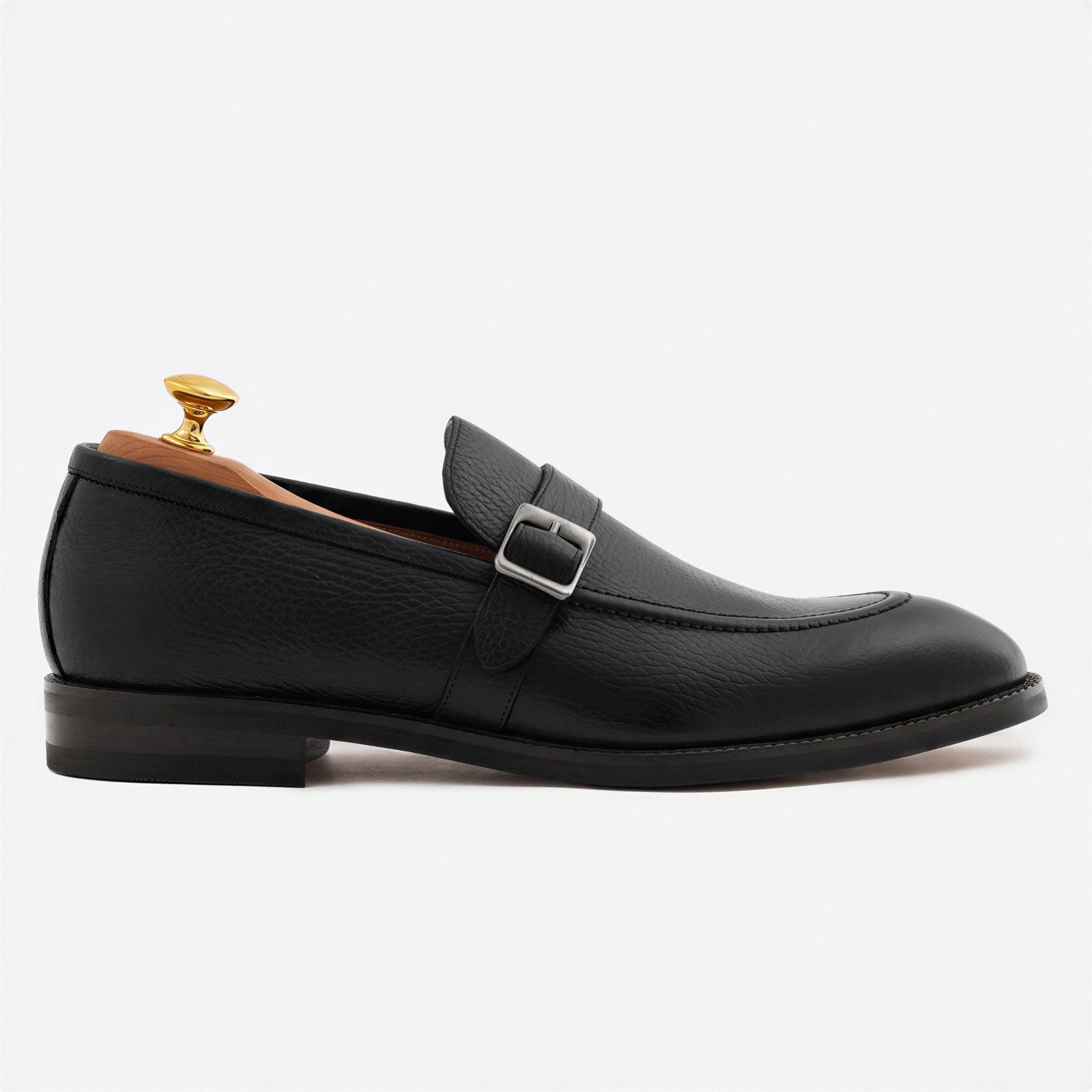 Archie Belted Loafer - Men's Pebbled Leather - Image 14