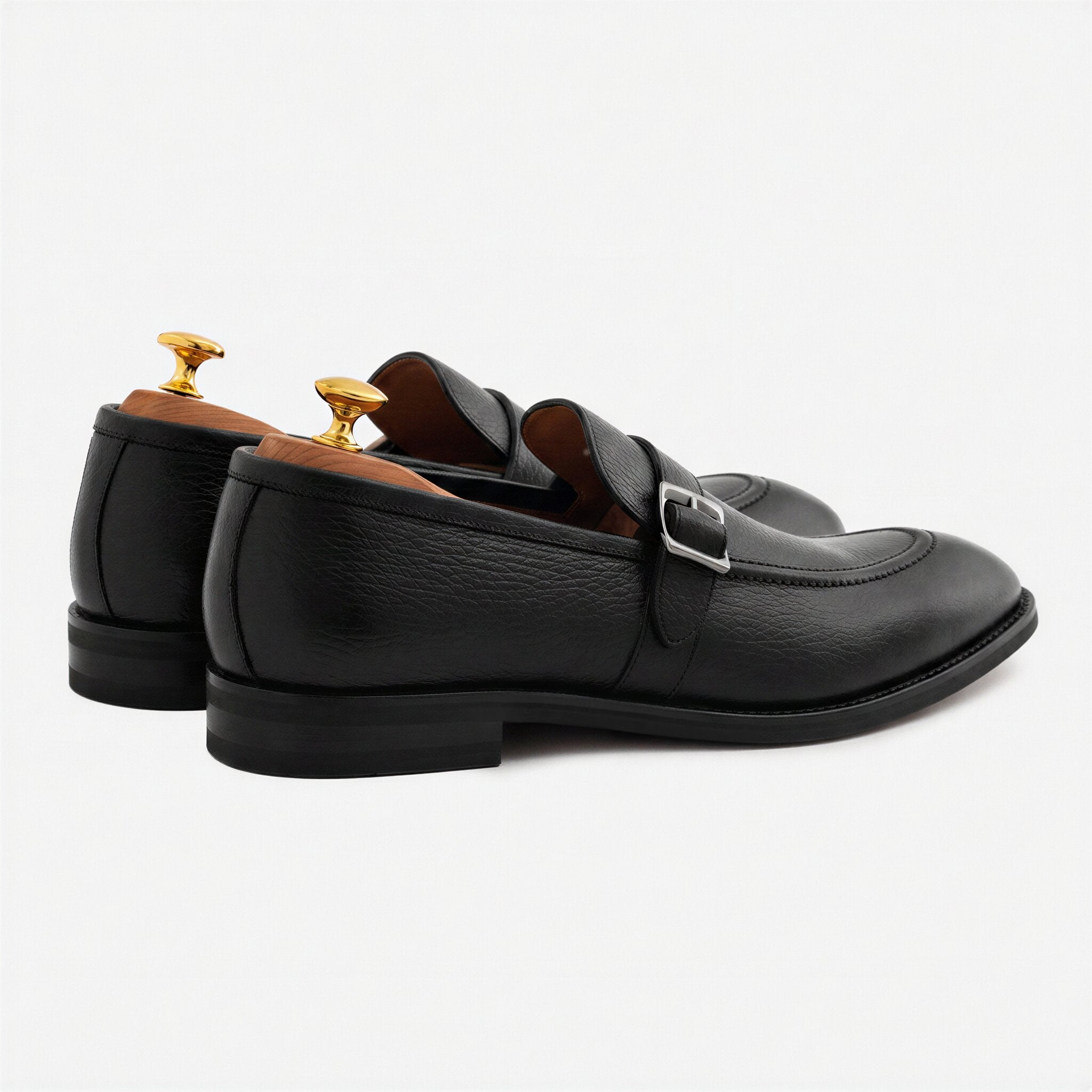 Archie Belted Loafer - Men's Pebbled Leather - Image 15