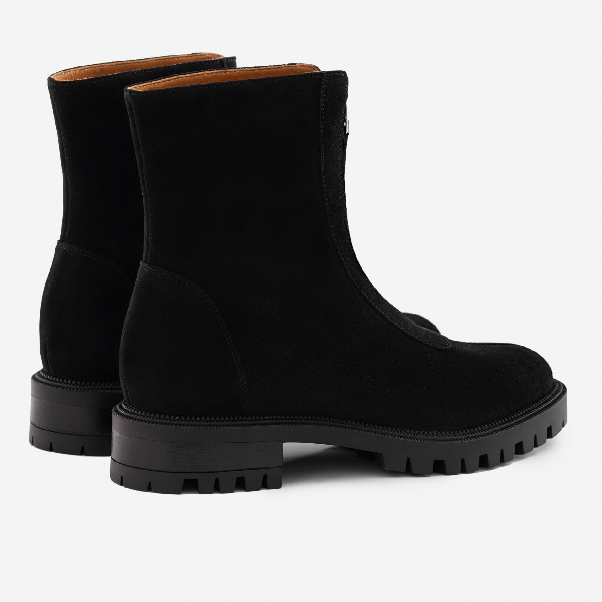 Jenna Zip Up Boots - Women's Water-Repellent Suede - Image 3