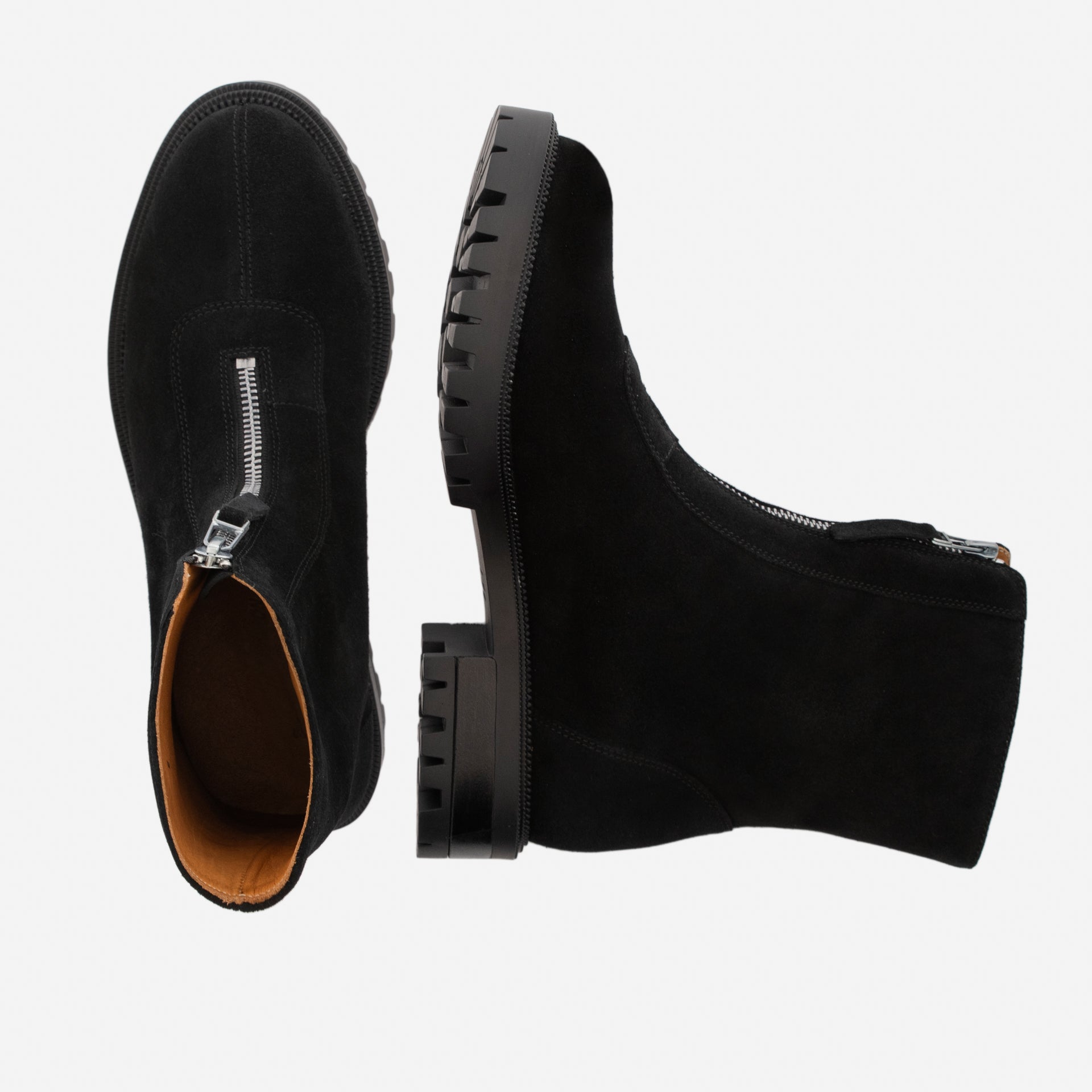 Jenna Zip Up Boots - Women's Water-Repellent Suede - Image 4