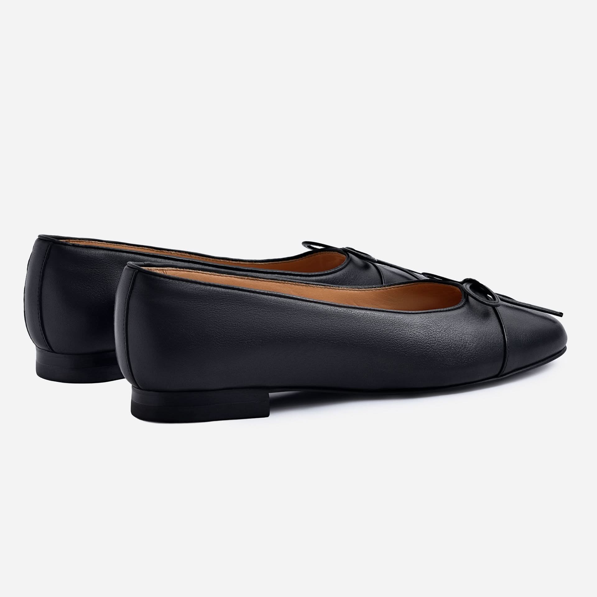 Mona Cap Toe Flats - Full Grain Leather - Women's - Image 8