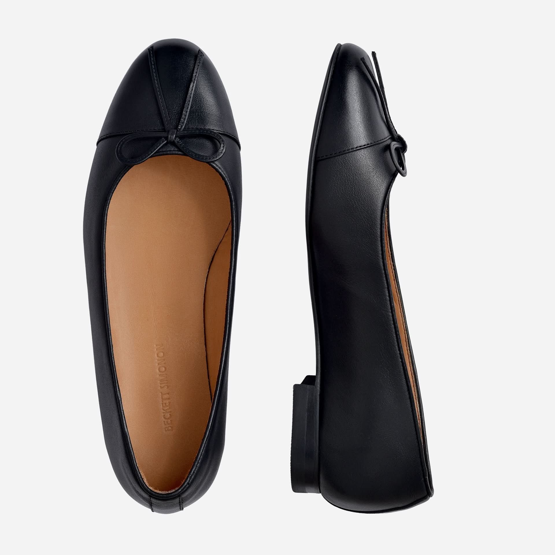 Mona Cap Toe Flats - Full Grain Leather - Women's - Image 9