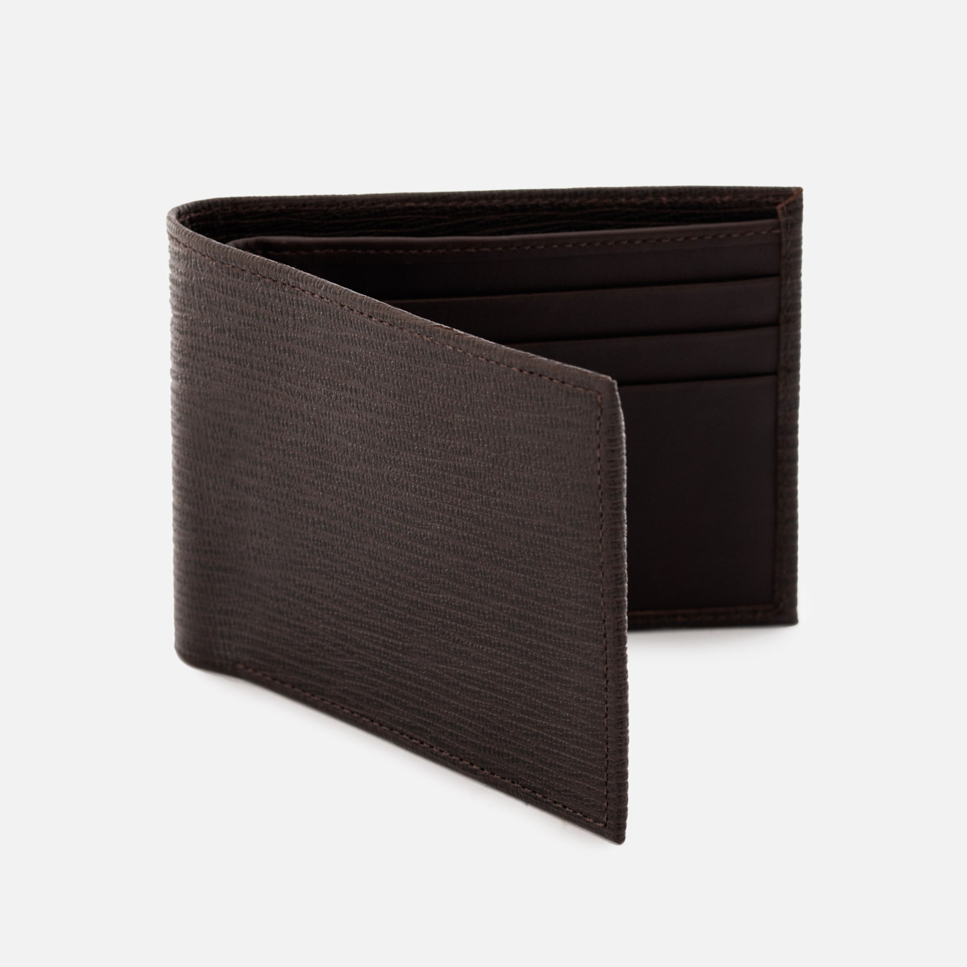 Bennett Bifold Wallet - Men's Embossed Leather - Image 7