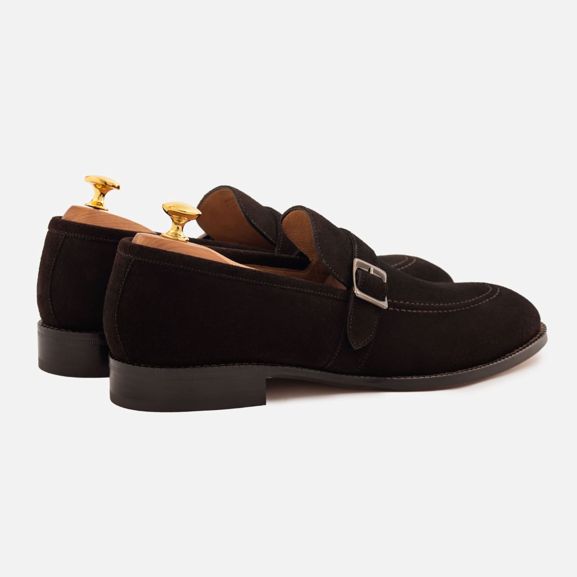Archie Belted Loafer - Men's Water-Repellent Suede - Image 3