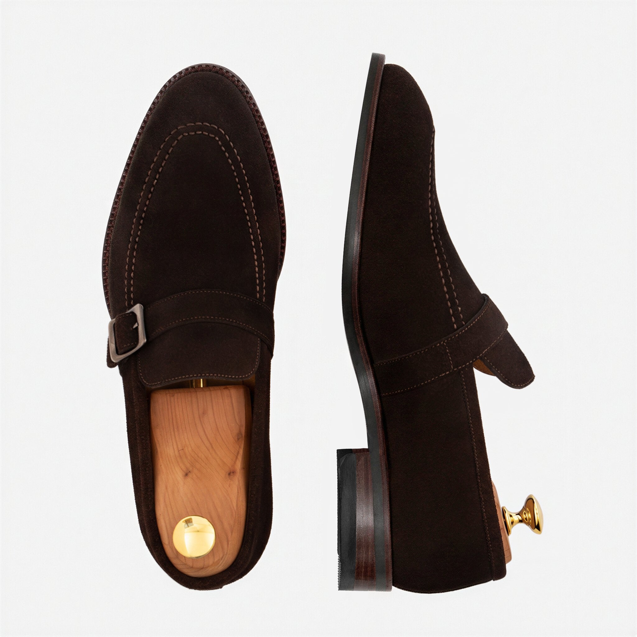 Archie Belted Loafer - Men's Water-Repellent Suede - Image 16