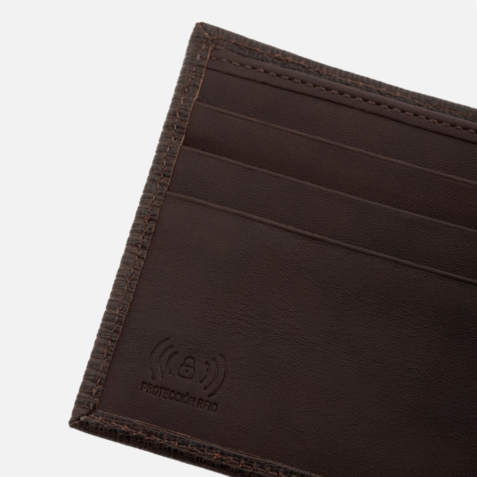 Bennett Bifold Wallet - Men's Embossed Leather - Image 9