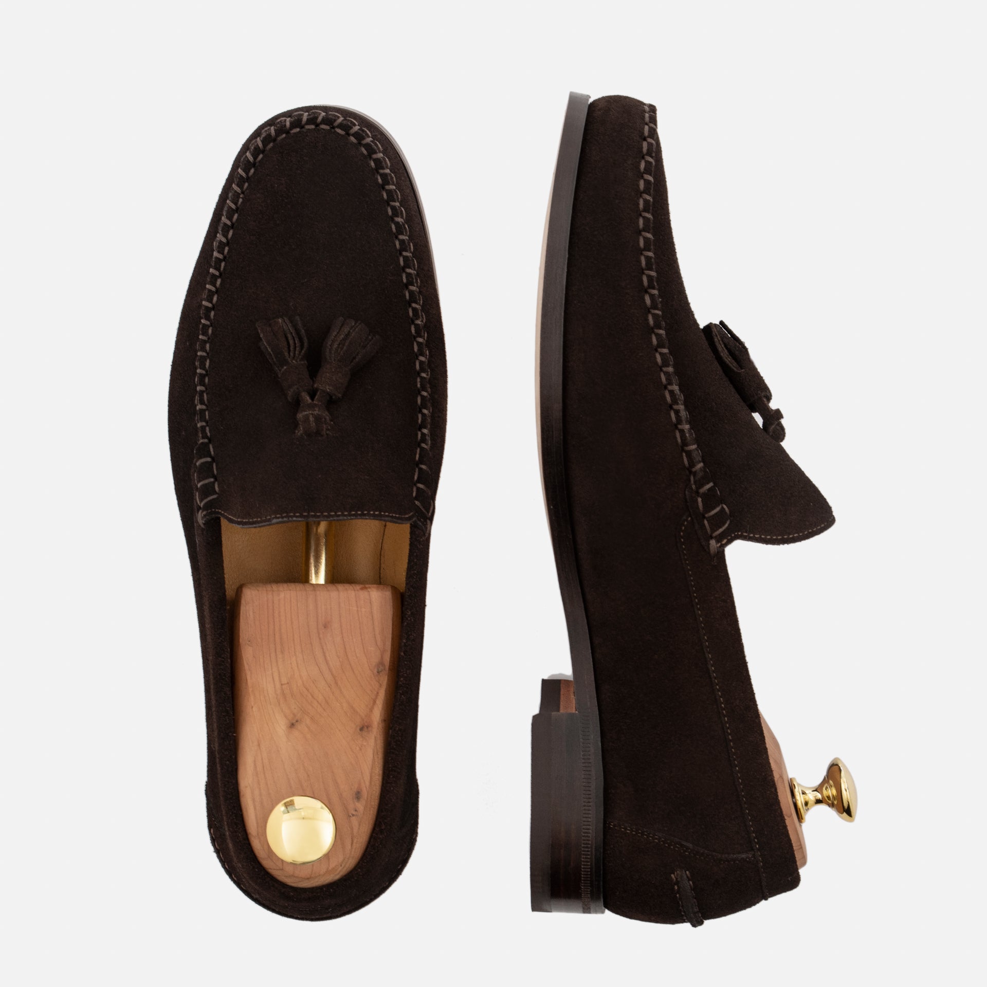 Lewis Tassel Loafer - Men's Water-Repellent Suede - Image 4