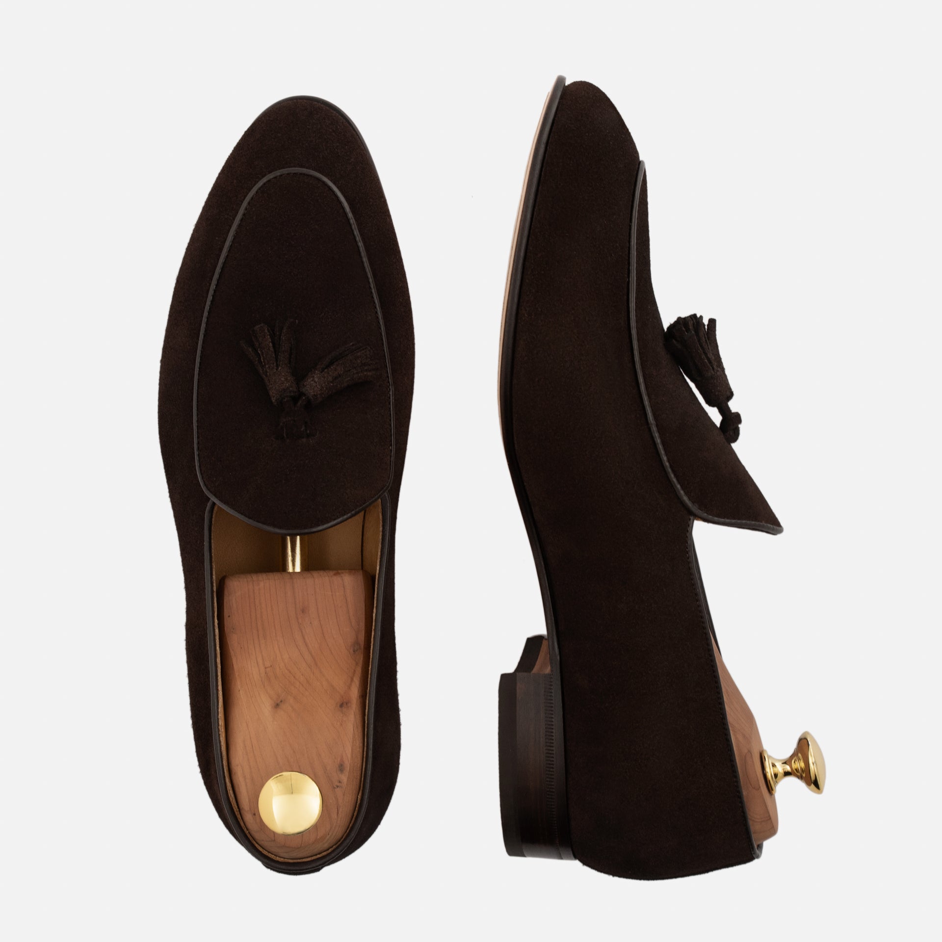 Perry Belgian Loafer - Men's Water-Repellent Suede - Image 4