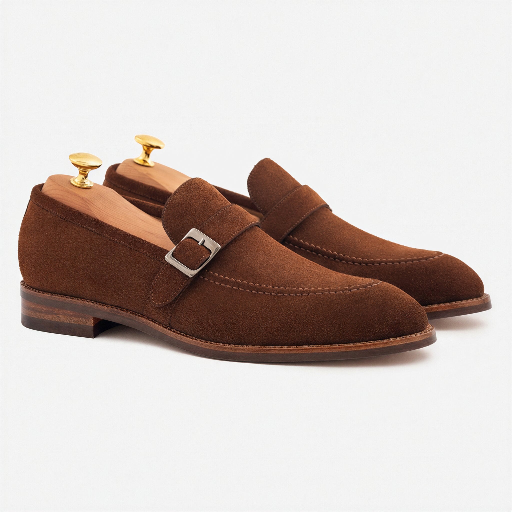 Archie Belted Loafer - Men's Water-Repellent Suede - Image 19