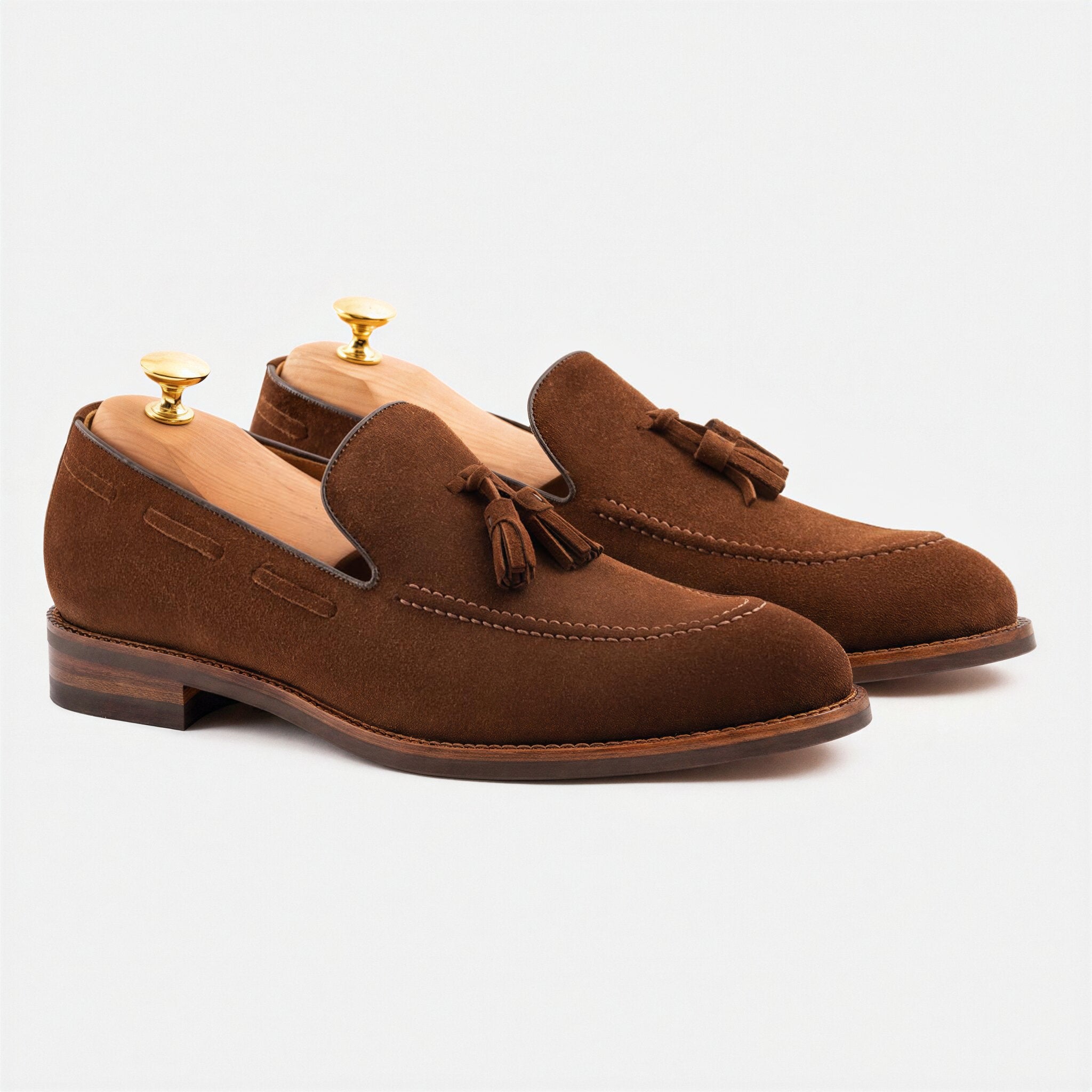 Bernard Tassel Loafers - Suede - Men's - Image 19