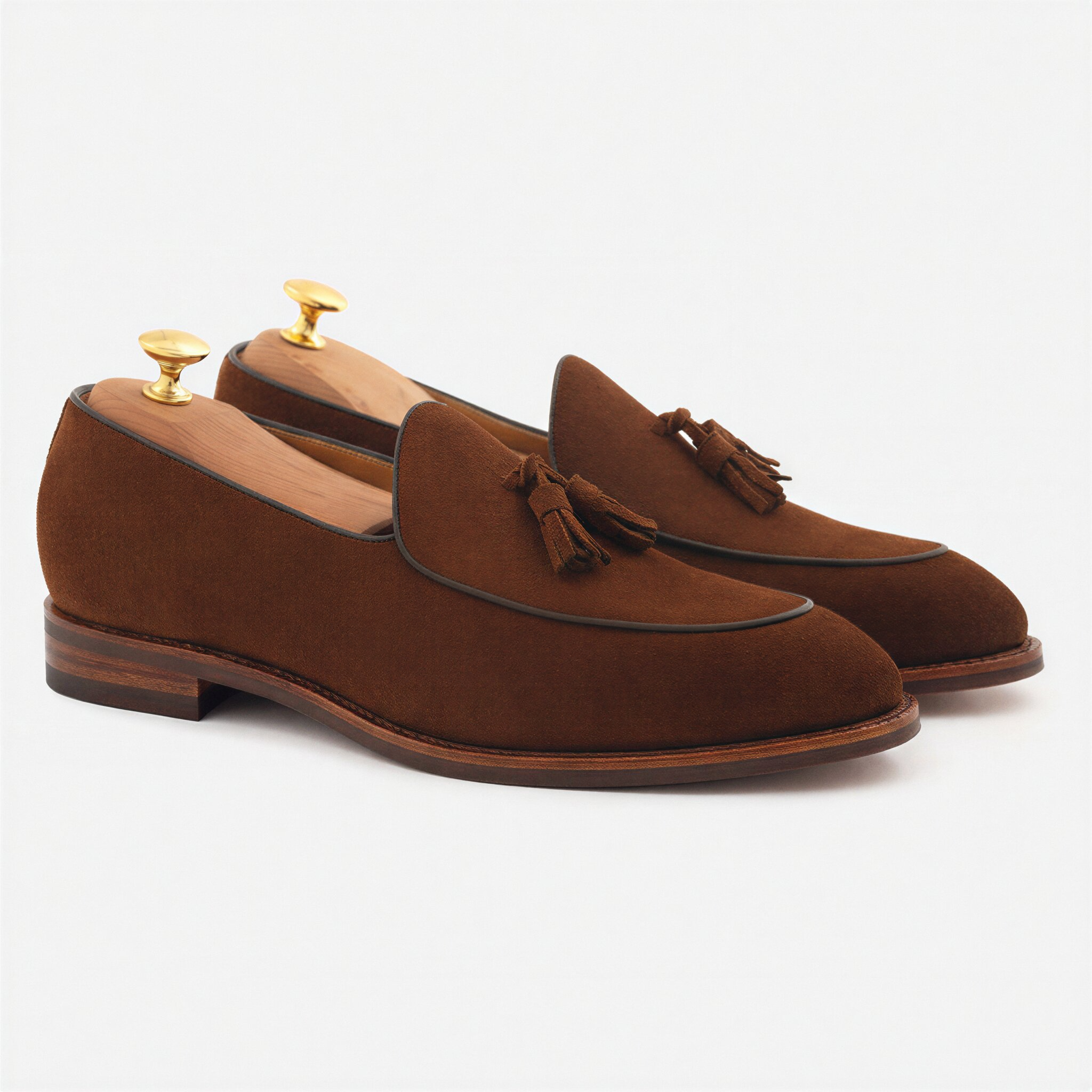 Perry Belgian Loafer - Men's Water-Repellent Suede - Image 19