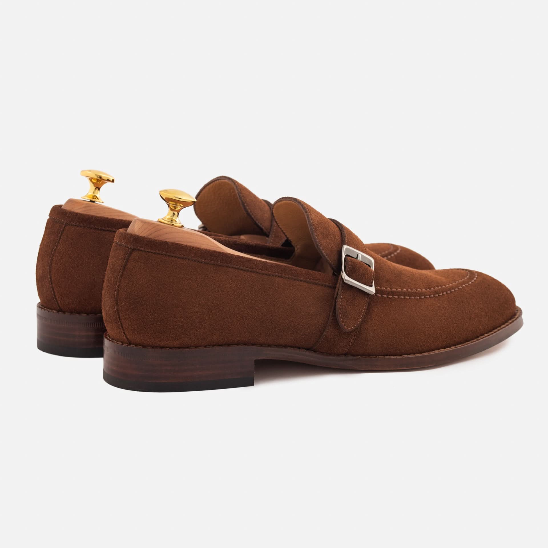 Archie Belted Loafer - Men's Water-Repellent Suede - Image 9
