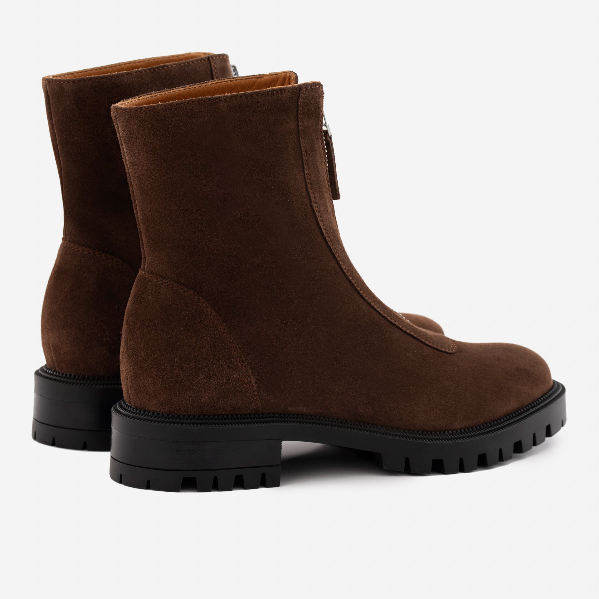 Jenna Zip Up Boots - Women's Water-Repellent Suede - Image 8
