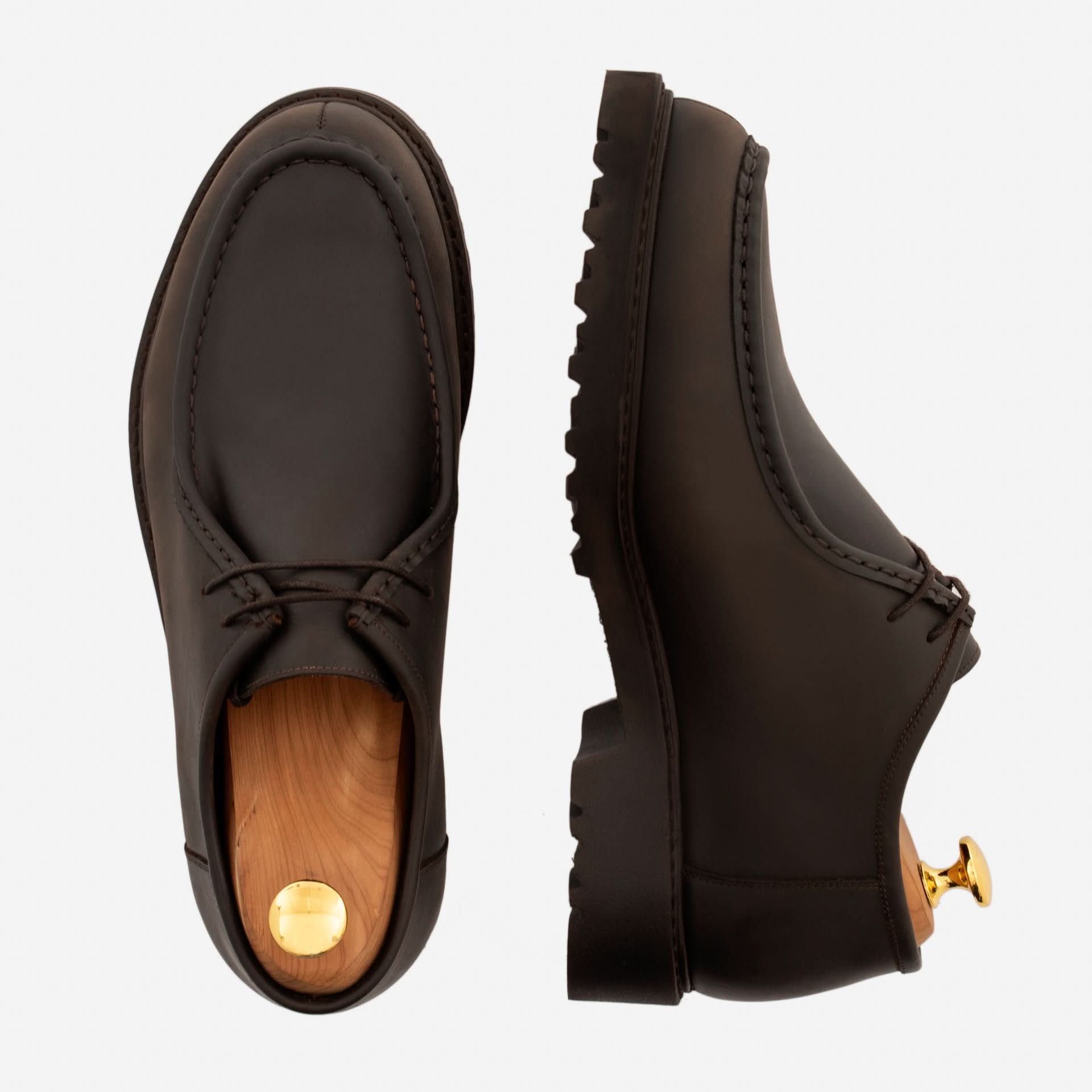 Theo Derby - Men's Pull Up Leather - Image 9